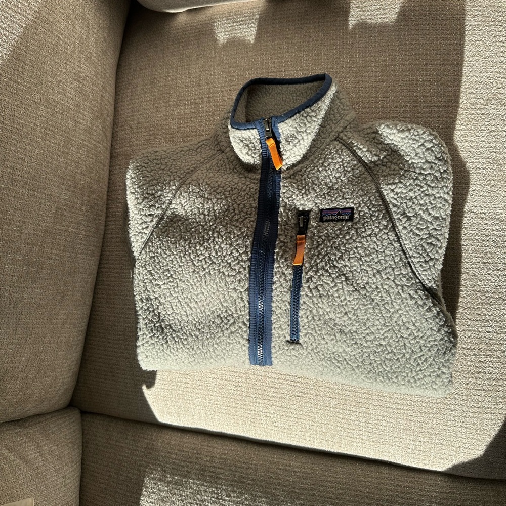 Patagonia Kids Gray Fleece Sweater